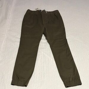 Men's Olive Jogger Pants Size S